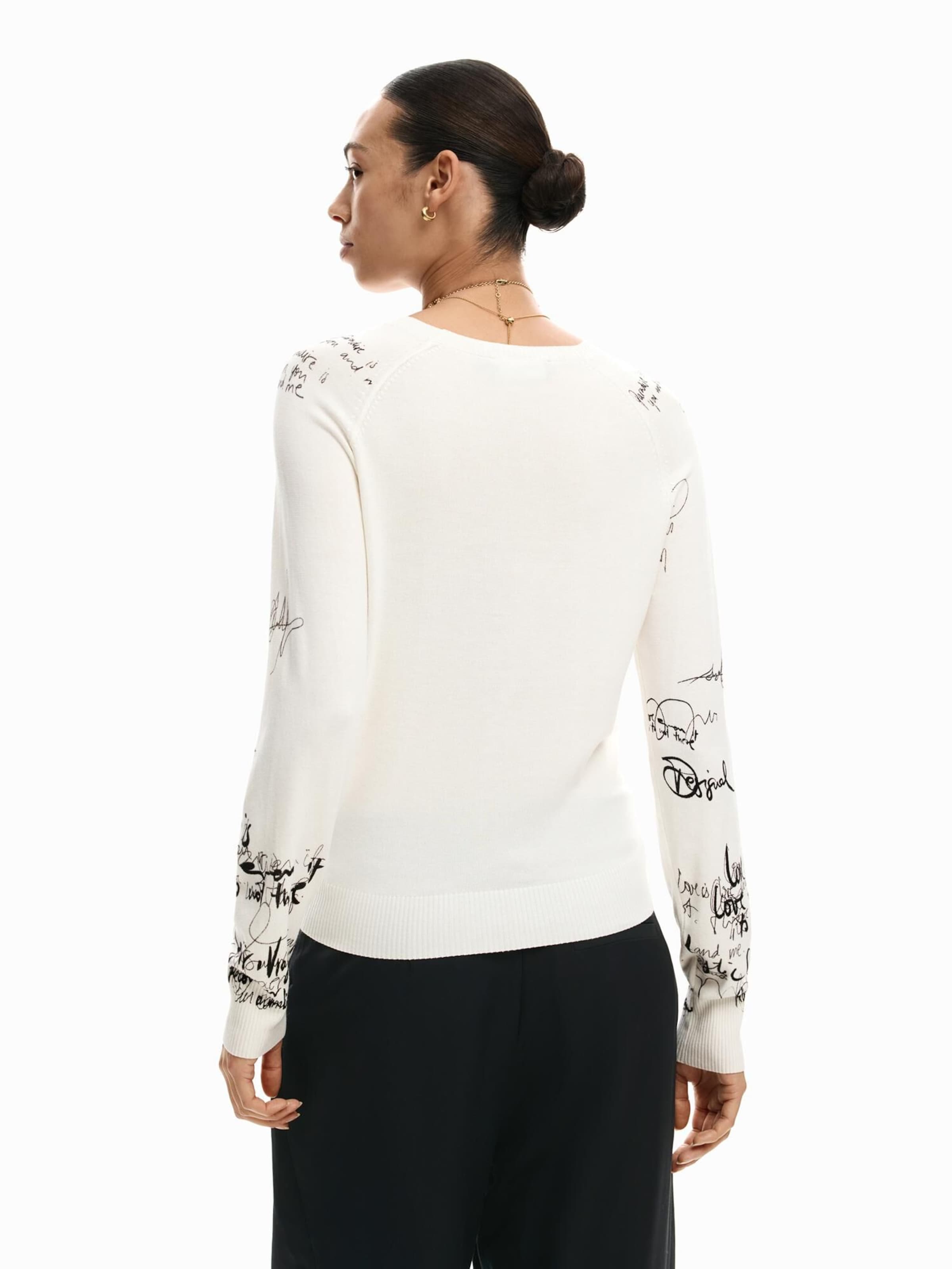 Desigual Svetr – bílá