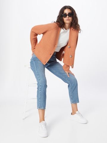 TOM TAILOR DENIM Knit cardigan in Orange