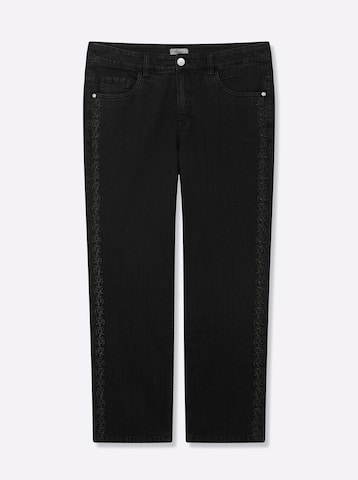 juoda SHEEGO Standartinis Džinsai