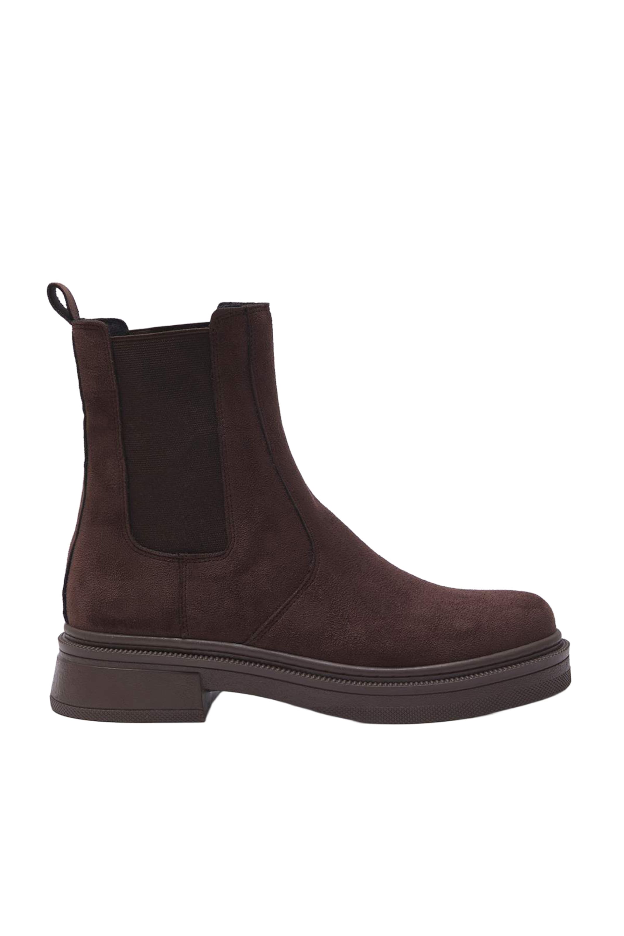 Trendyol - Botas Chelsea en marrón: frente