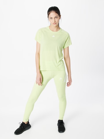 ADIDAS PERFORMANCE Функционална тениска 'Train Essentials' в зелено