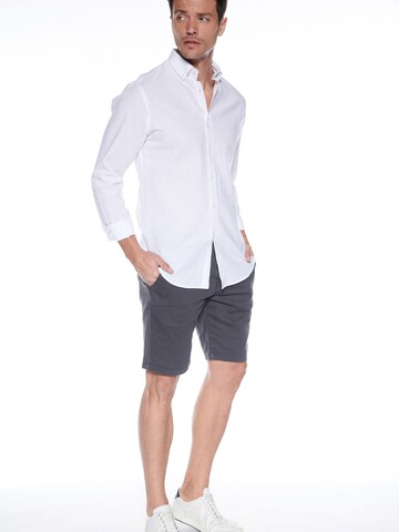 Steffen Klein Slim Fit Hemd in Weiß