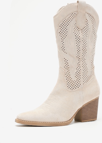 Salinyang Cowboylaarzen in Groen: voorkant