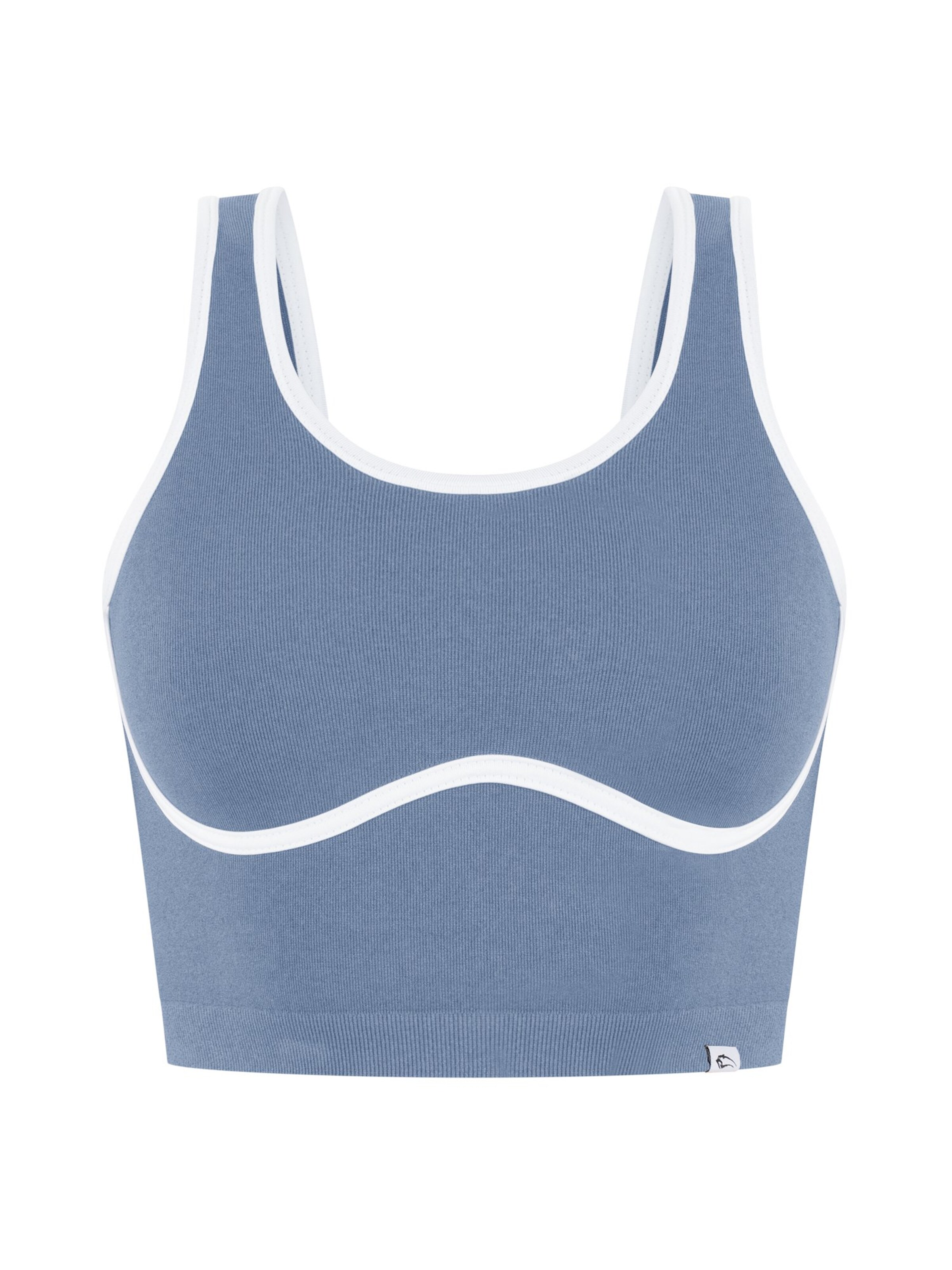 Smilodox Sporttop in Blauw: voorkant