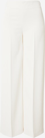 DRYKORN Wide leg Pleated Pants 'BEFORE' in White: front