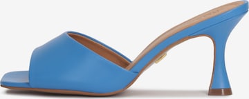 Kazar Mules in Blue: front