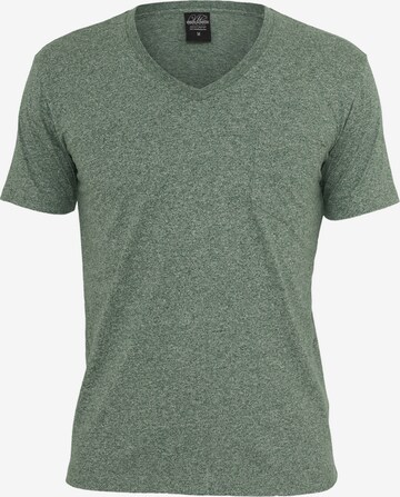 Urban Classics Shirt in Groen: voorkant