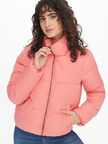 JDY Between-Season Jacket 'Newerica' in Orange: front