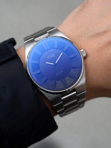 STORM Analog Watch 'Solaron' in Blue: front
