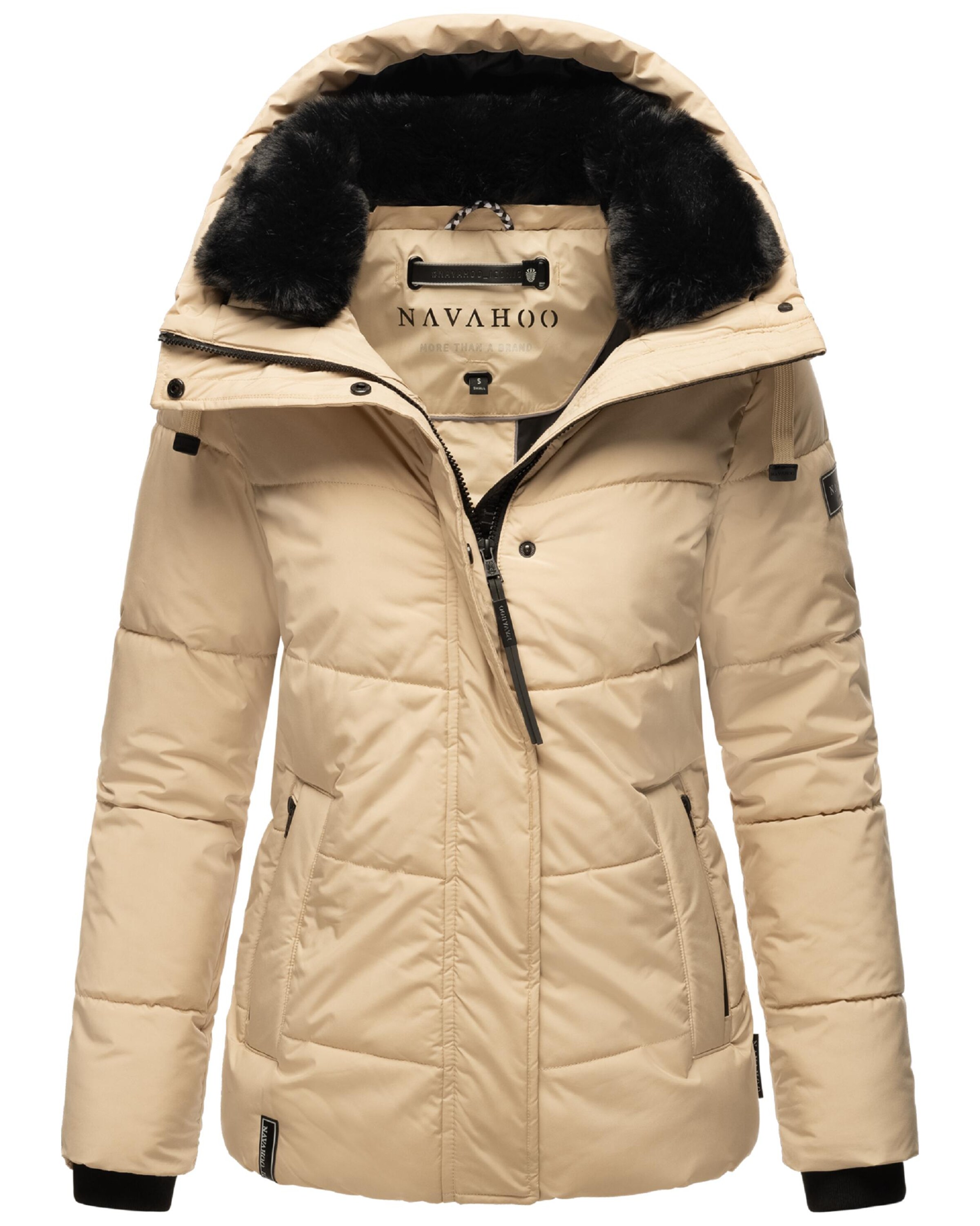 NAVAHOO Vinterjacka 'Sag Ja XIV' i beige
