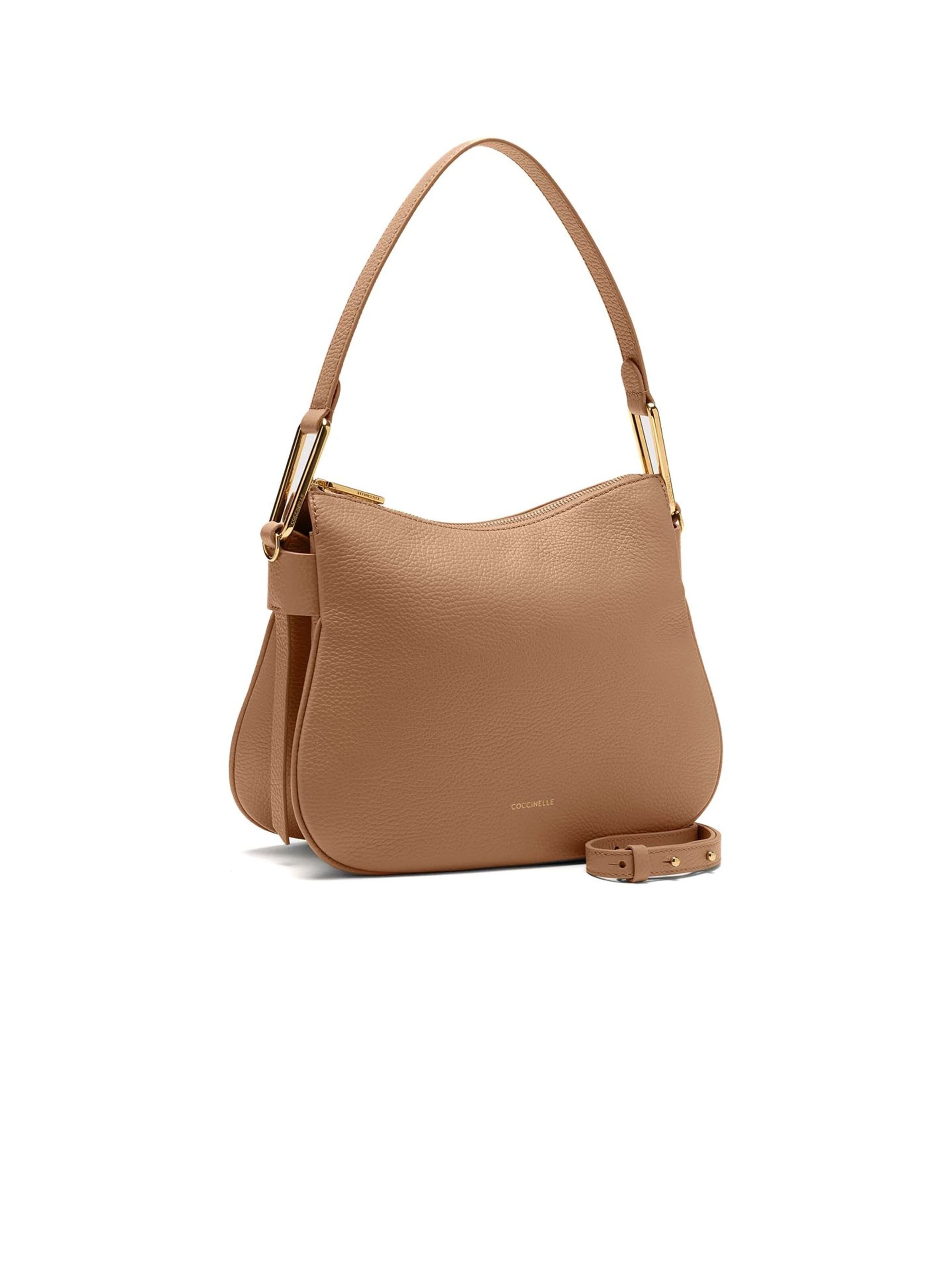 Sac bandoulière 'Coccinelle Magie Soft Handbag Grained Leather' Coccinelle en beige