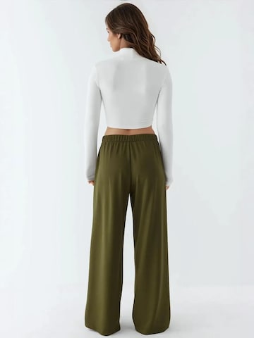 Wide leg Pantaloni di Hiccup in verde