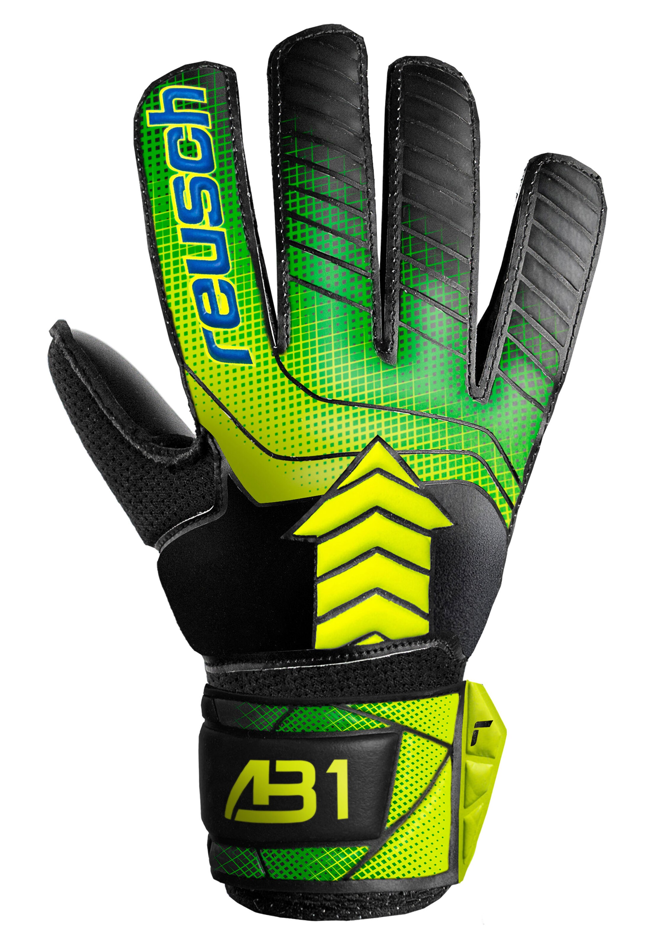 REUSCH Torwarthandschuhe 'Attrakt AB1 Solid Junior' in Gelb