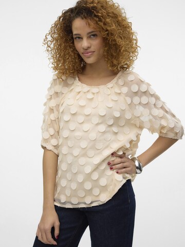 Chemisier 'DOT' VERO MODA en blanc