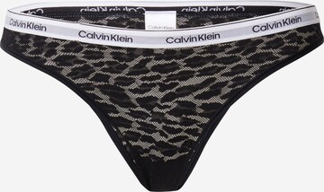 Calvin Klein Underwear Figi w kolorze czarny: przód