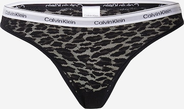 Calvin Klein Underwear Slip - fekete: elől