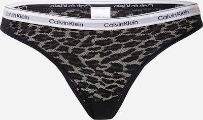 Calvin Klein Underwear Slip en gris / noir / blanc, Vue avec produit