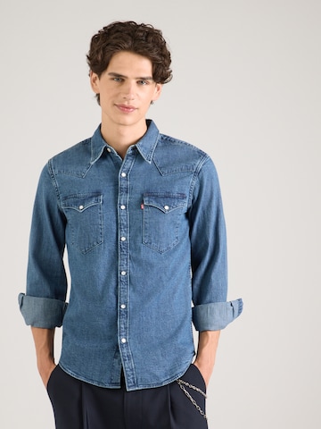 LEVI'S ® Regular Fit Skjorte 'BARSTOW WESTERN' i blå: forside