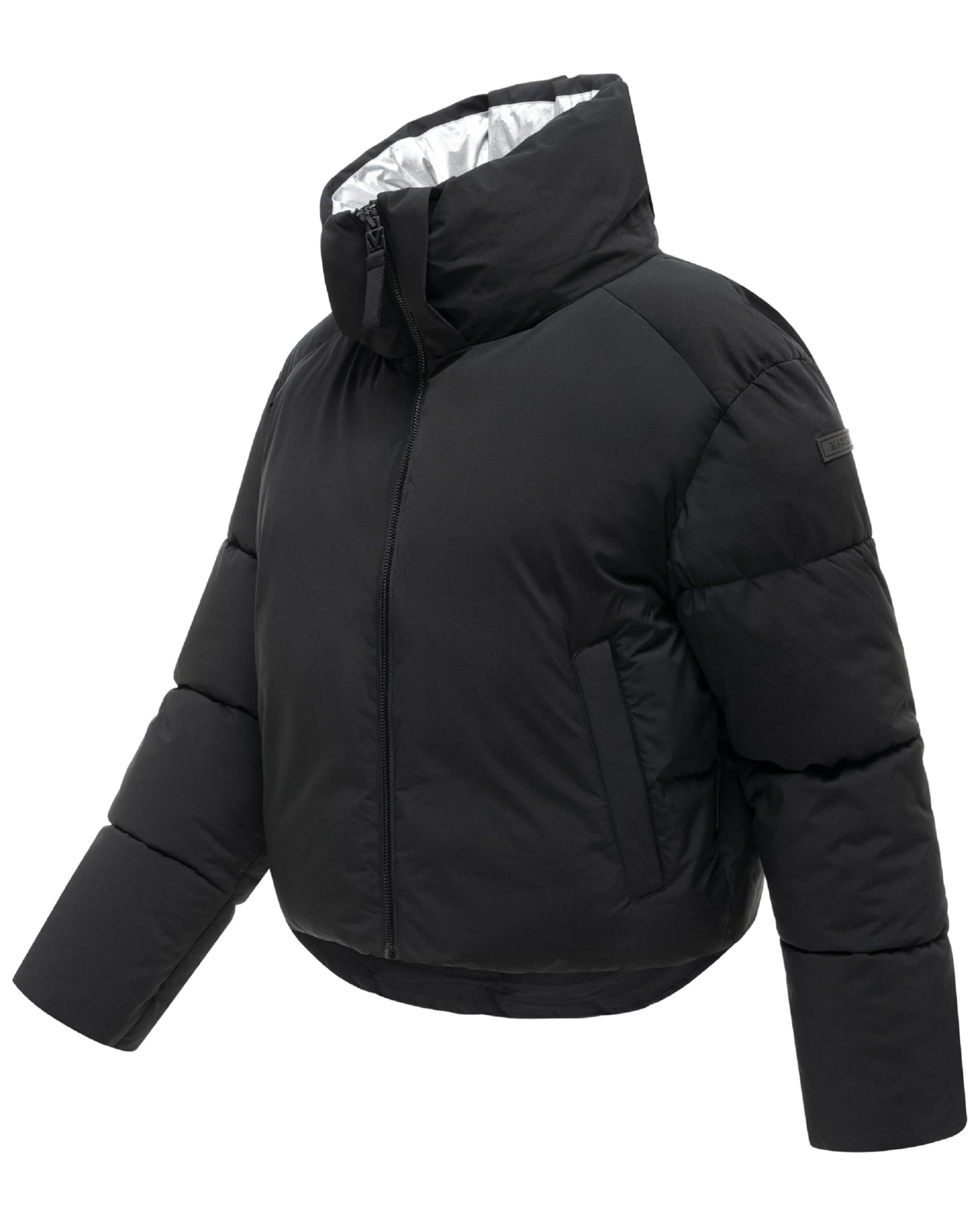 MARIKOO Winterjas 'Zilvaa 16' in Zwart