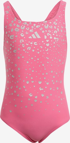 Maillot de bain de sport ADIDAS SPORTSWEAR en rose : devant