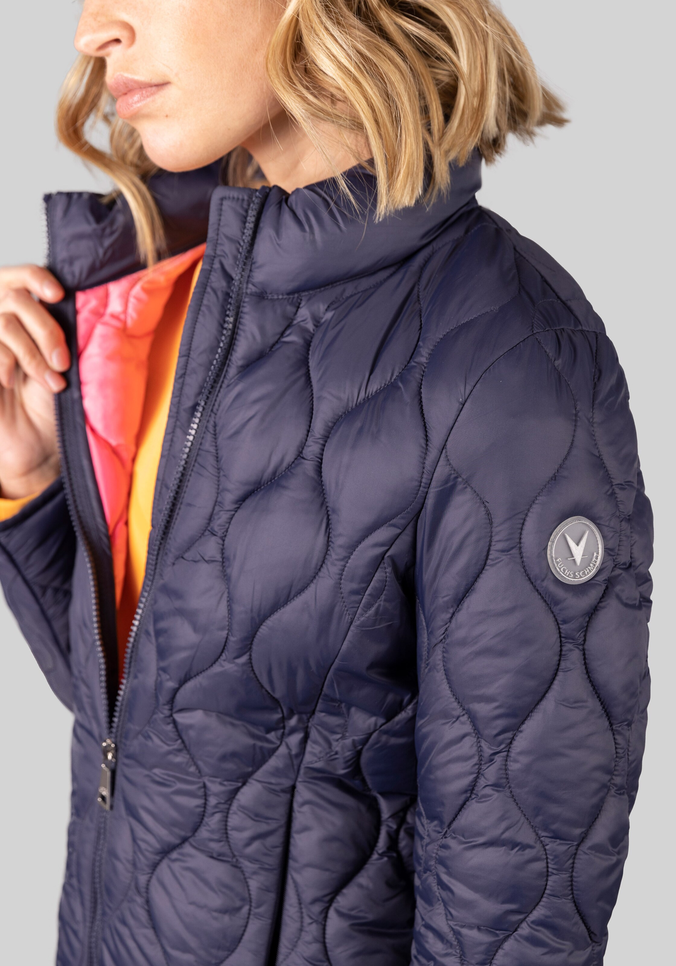 Frauen Jacken Fuchs Schmitt Jacke in Navy - NM61030 Frauen Jacken Fuchs Schmitt Jacke in Navy - NM61030