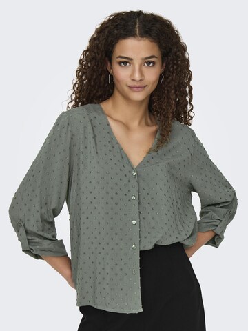 JDY Blouse 'JDYDIANA' in Grijs: voorkant
