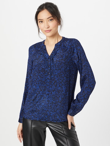 Kaffe - Blusa 'Amira' en azul: frente