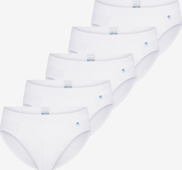 SCHIESSER Slip 'Long Life Cotton' in Weiß: Vorderseite