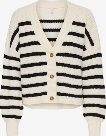 ONLY Плетена жилетка 'ONLCALLIE' в бежово: отпред