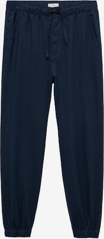 MANGO TEEN Tapered Pants 'Joggerl' in Blue: front