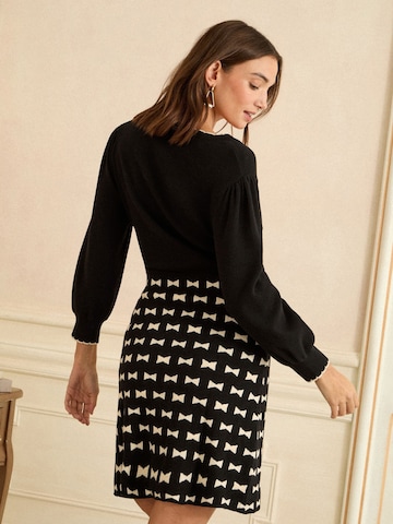 love & roses Gebreide jurk in Zwart