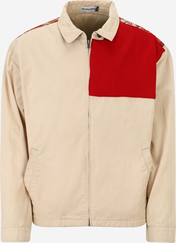 RETROAREA Between-Season Jacket in Beige: front