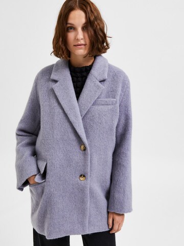 SELECTED FEMME Between-seasons coat 'AVA' in Purple