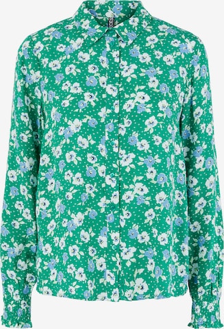 PIECES Blouse 'Tilda' in Groen: voorkant