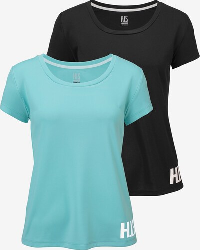 H.I.S Shirt in blau / schwarz / weiß, Produktansicht