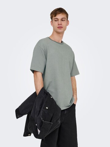 Only & Sons T-Shirt 'ONSKian' in Grau: Vorderseite