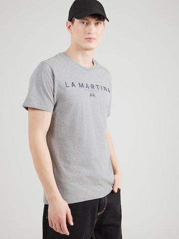 La Martina Koszulka w kolorze szary: przód