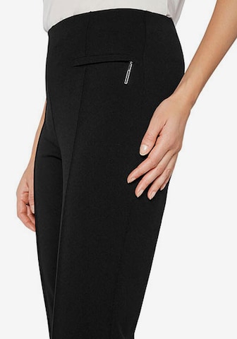Select By Hermann Lange Regular Pleat-Front Pants in Black