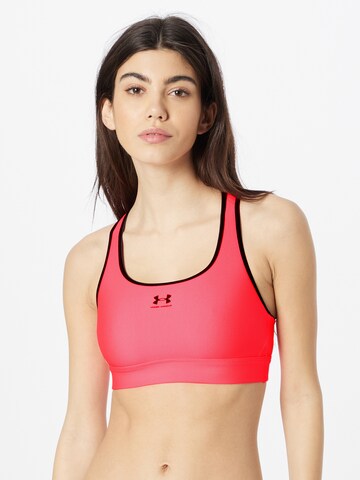 UNDER ARMOUR Bustier Sports-BH 'Authentics' i pink: forside