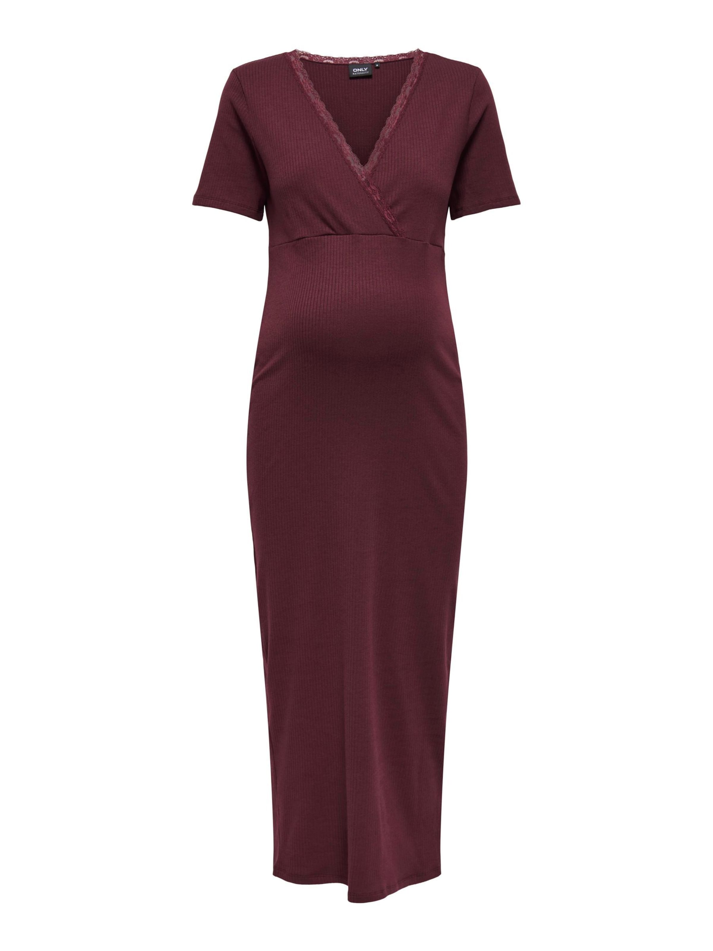 Only Maternity Dress 'MIPASS' in Red: front