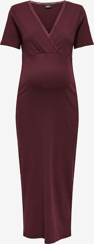 Only Maternity - Vestido 'MIPASS' en rojo: frente