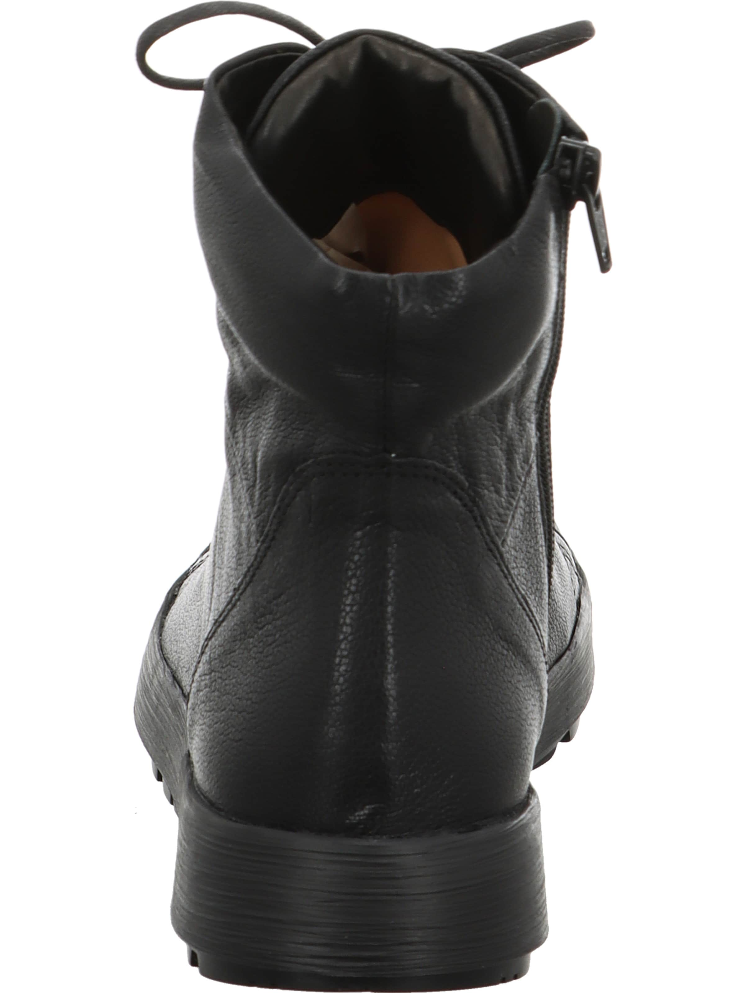 THINK! Lace-Up Ankle Boots 'COMODA' in Black