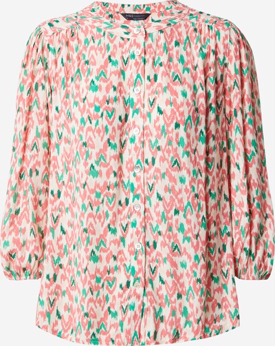 Marks & Spencer Bluse in jade / dunkelgrün / pink / weiß, Produktansicht