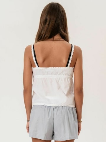 It's May - Top ' Bella ' en blanco