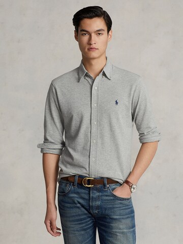 Polo Ralph Lauren Regular fit Button Up Shirt in Grey: front