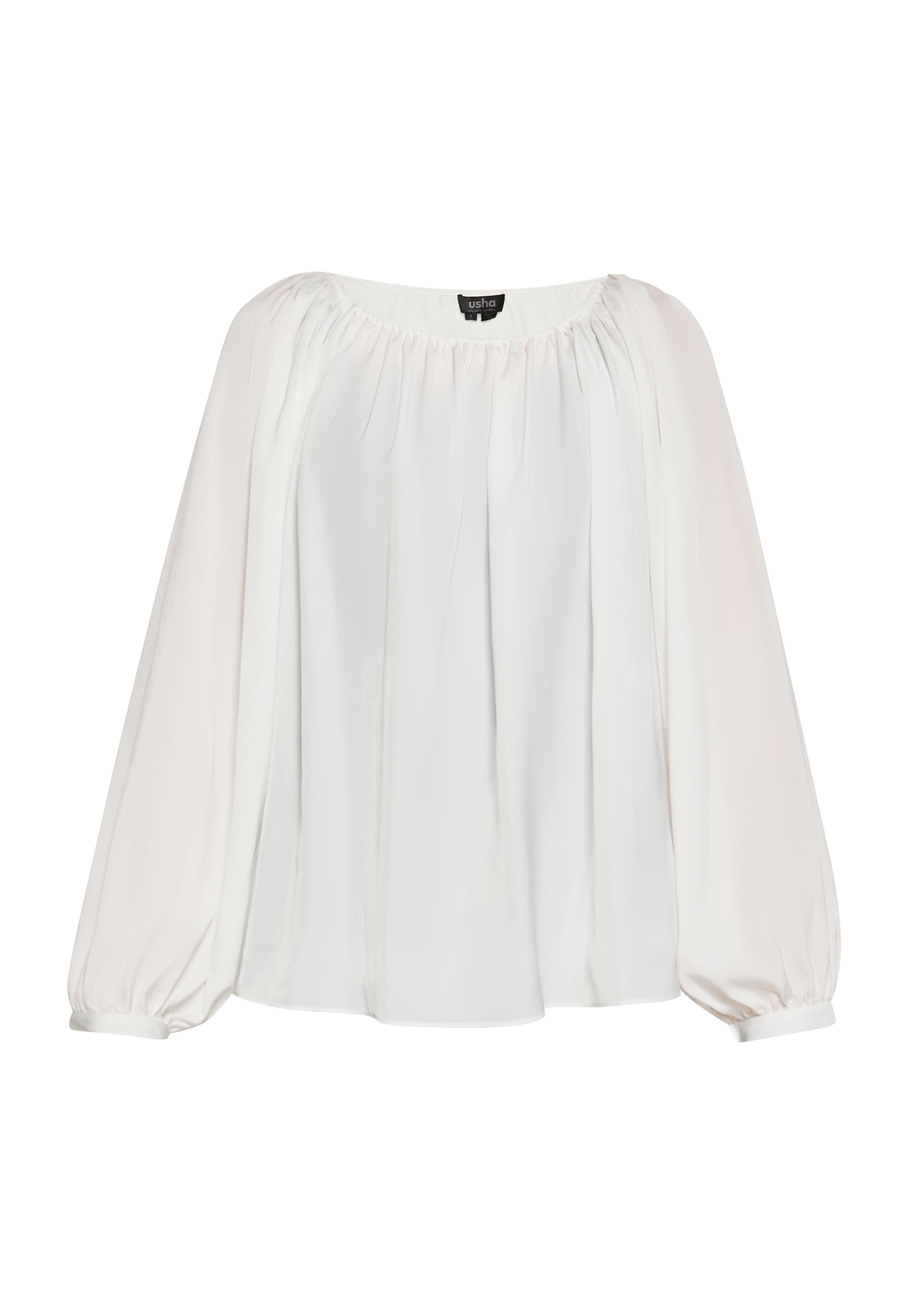 usha BLACK LABEL Μπλούζα σε λευκό: μπροστά