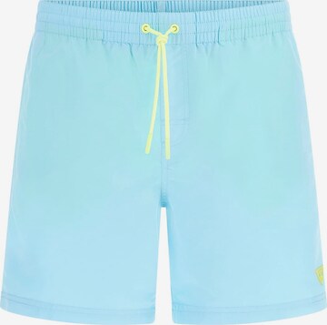 GUESS Badeshorts in Blau: predná strana