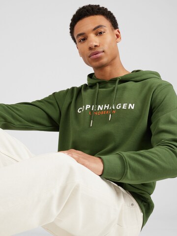 LindberghSweater majica 'Copenhagen' - zelena boja