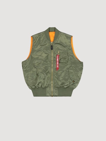 ALPHA INDUSTRIES Weste‌‌‌‌‌‌‌ in Grün: Vorderseite