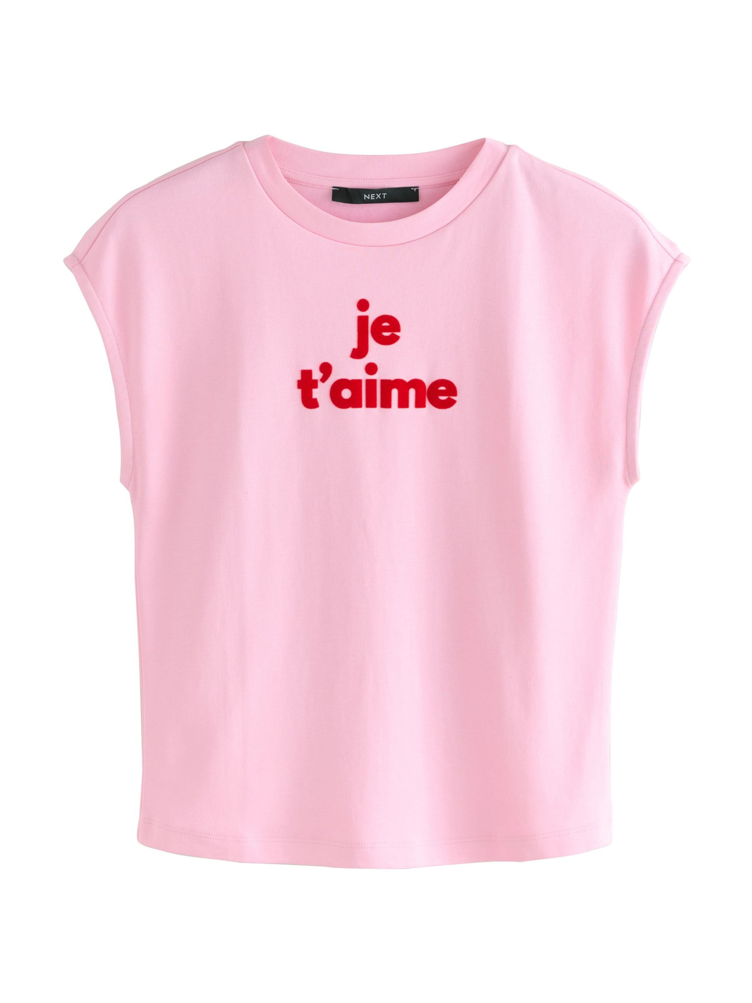 T-shirt Next en rose : devant